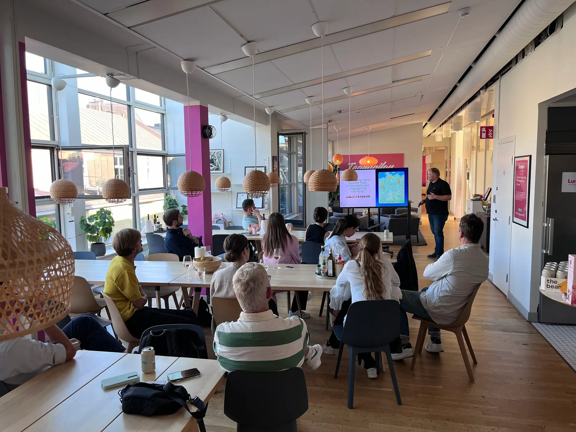 At the Stockholm meetup